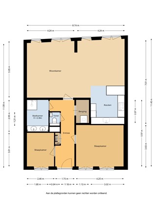 Floorplan - Prinses Ireneplateau 3, 3554 HW Utrecht